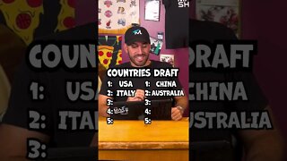 The Countries Draft!! Who Do You Think Won! #shorts #draft #countries #usa #canada #world