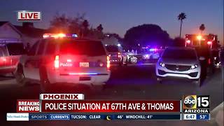 Police situation near 67th Avenue and Thomas