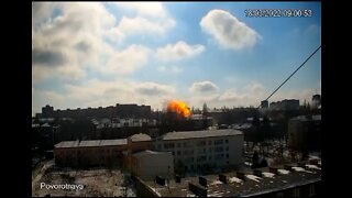Russian Forces Bomb Residential Building in Ukraine