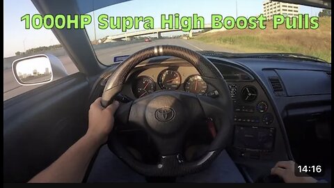 Taking My 1000+ HP Supra Out For HIGH Boost Pulls