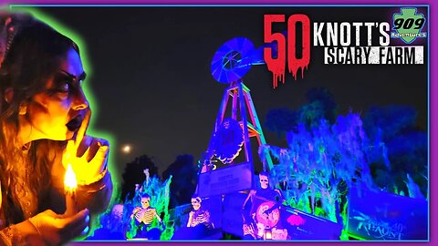 Knott's Scary Farm Opening Night 50th Anniversary | Inside All NEW Mazes