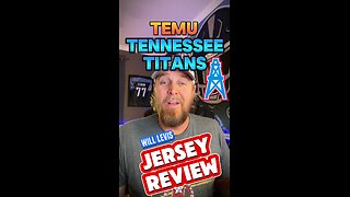 I ordered a TEMU Tennessee Titans Will levi’s Jersey! Unboxing