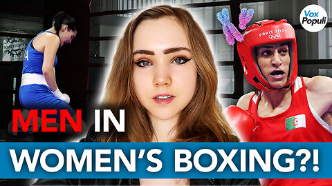 MEN IN WOMEN's BOXING?! Imane Khelif Beating Angela Carini to Her Knees