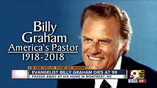 Evangelist Billy Graham dies at 99
