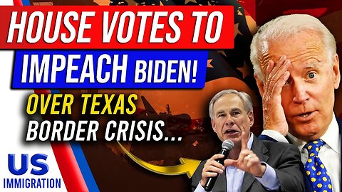 It Begins… House Votes to Impeach Biden! 🔥 Mayorkas Impeached Over Open Border 🚨 Texas Border Crisis