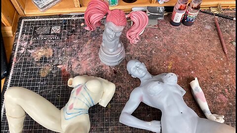 VinceVellCUSTOMS Live Stream - Sculpt work today