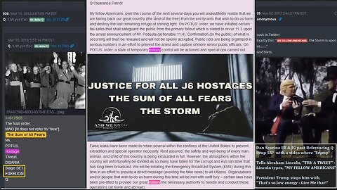 ⚡The STORM Is Upon Us, J6 Hostages, Crimes Against Humanity, Pray! Another GREAT IMPORTANT 'And We Know' Show (4.5.24)