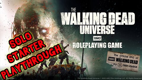 SOLO RPG - The Walking Dead Universe Starter Adventure Solo Playthrough