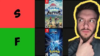 Ranking All Pokemon Games on a Tier List