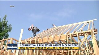 Construction and real estate agents back to work in Michigan