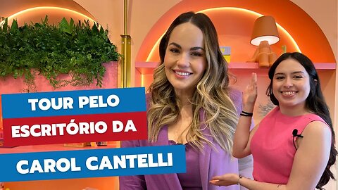 Tour por ESCRITÓRIO de uma INFLUENCER | Como MELHORAR meu escritório | GD & Carol Cantelli