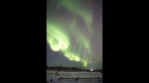 Aurora Borealis and Northern Lights Chasing in Fairbanks Alaska in November 2023