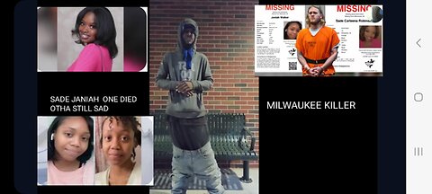 SADE ROBINSON JONIAH WALKER SAD SITUATION ONE DEAD OTHA ONE MISSIN NXT JEFFREY DOLHMER💪🏾🔵