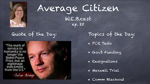 12-1-21 ### Average Citizen W.E.B.cast Episode 25