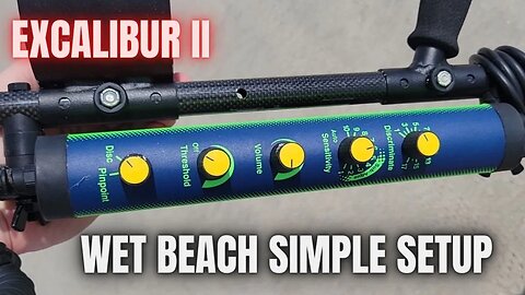 Is The Minelab Excalibur II Easy to Setup and Use on The Beach?