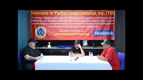 Joseph Abraham founder of Unrelenting Media on the Veterans In Politics Video Internet talk-show