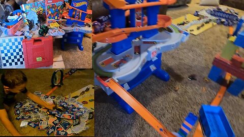 WOW!!! HOT Wheels Track DESTROYS a House of Cards | Mouse Trap | Lego John Deere Tractor