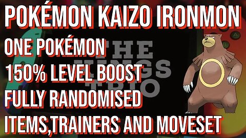 Pokémon Kaizo Ironmon Fire red (405+ resets) HARDEST Challenge? Ursaring Running!!! Quick+SPA=WIN??