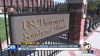 State lawmakers propose college admission reforms