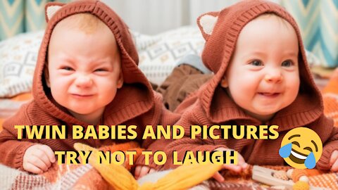 Twin babies funniest and cutest moments, try not to laugh!