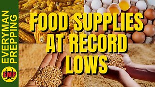 Food Shortages & High Prices Will Continue- Eggs, Corn, Wheat, and Soybean At Record Low Inventories