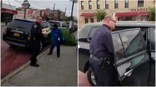 Politimann bryter parkeringsforbud for å kjøpe pizza