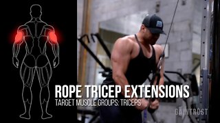 Rope Tricep Extensions