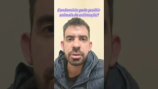 Condomínio pode proibir animais nos apartamentos?