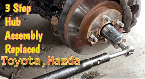 Toyota wheel Bearing Replacement