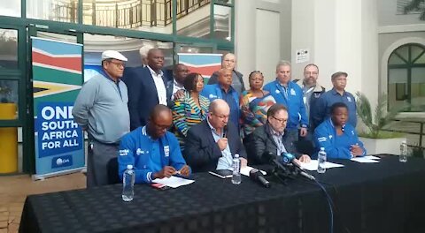 SOUTH AFRICA - Johannesburg - DA press on elections (video) (Xai)