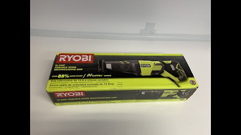 RYOBI 12 Amp Electric Corded Plug in Reciprocating Saw ALL Wood Metal Cutting Bi-Metal Saw Blade