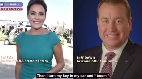 AUDIO: AZ GOP Chairman, Jeff DeWit, Attempts to Bribe Senate Candidate Kari Lake (for the Cartel!?)