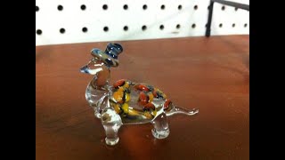 Making a cute turtle out of glass