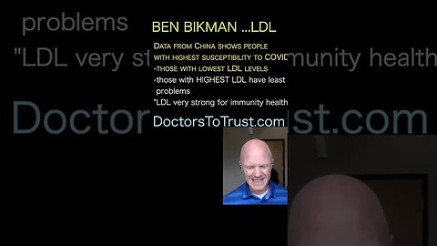 BEN BIKMAN. highest susceptibility to COVID? low LDL