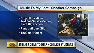 Sneaker drive to help homeless students