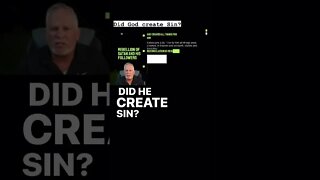 Did God create Sin? https://youtu.be/_VwJRHuXKgg