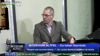 LIVE - TV NEWS BUZAU - INTERVIURI ALTFEL, cu Iulian Gavriluta. Despre cum se scrie istoria...