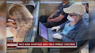 Face mask shortage amid virus spread concerns