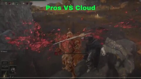 Cloud vs Pros Elden Ring