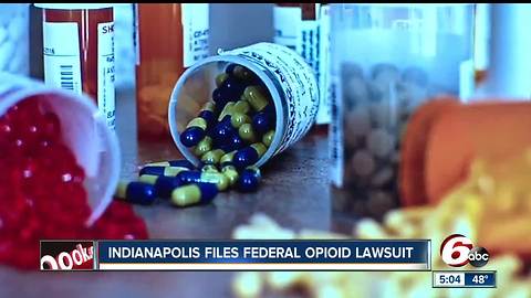 Indianapolis files federal lawsuit against opioid distributors, manufacturers amid crisis