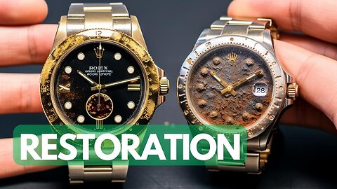 Burned Rolex Restoration 🔥 Unbelievable Before and After!