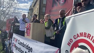 Fantastic turnout at Cambridge protest against congestion charge