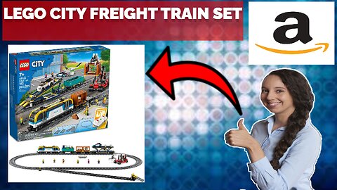 LEGO City Freight Train Set, 60336 Remote Control Toy for Kids