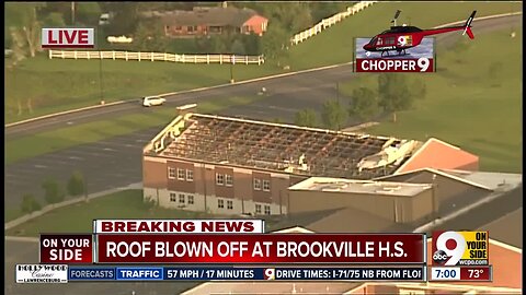Chopper 9: Storm damage in Brookville