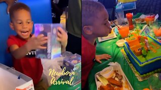 Ne-Yo & Crystal Smith's Son Roman Celebrates His 4th B-Day! 🎂