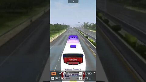 bus simulation Indonesia high-speed 276 km hr #shorts