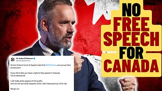 No Free Speech In Canada, Jordan Peterson Denied In Court