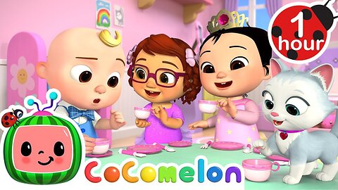 This is the Way to Tea Party + MORE CoComelon Nursery Rhymes & Kids Songs