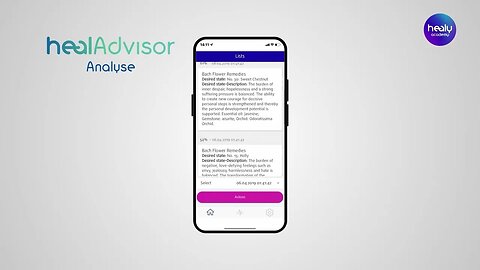 Bach Flower analysis - HealAdvisor Analyse App (6/8) + 💬subtitles
