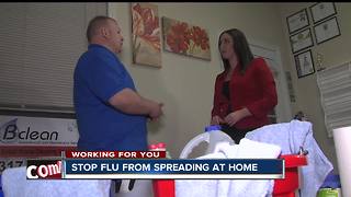 Stop the flu from spreading at home